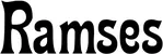 Produktbeispiel Schriftzug - Ramses