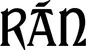 Produktbeispiel Schriftzug - Rán