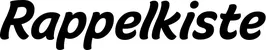 Produktbeispiel Schriftzug - Rappelkiste