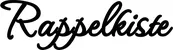 Produktbeispiel Schriftzug - Rappelkiste