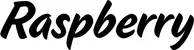 Produktbeispiel Schriftzug - Raspberry