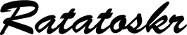 Produktbeispiel Schriftzug - Ratatoskr