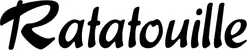 Produktbeispiel Schriftzug - Ratatouille