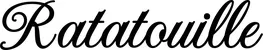 Produktbeispiel Schriftzug - Ratatouille