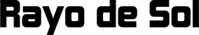 Produktbeispiel Schriftzug - Rayo de Sol