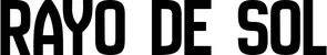 Produktbeispiel Schriftzug - Rayo de Sol
