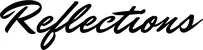 Produktbeispiel Schriftzug - Reflections
