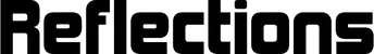 Produktbeispiel Schriftzug - Reflections