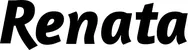 Produktbeispiel Schriftzug - Renata