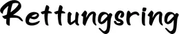 Produktbeispiel Schriftzug - Rettungsring