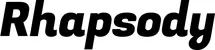 Produktbeispiel Schriftzug - Rhapsody