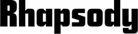 Produktbeispiel Schriftzug - Rhapsody