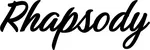 Produktbeispiel Schriftzug - Rhapsody
