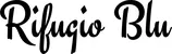 Produktbeispiel Schriftzug - Rifugio Blu