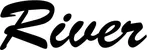 Produktbeispiel Schriftzug - River