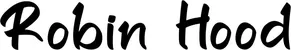 Produktbeispiel Schriftzug - Robin Hood