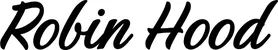 Produktbeispiel Schriftzug - Robin Hood