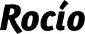 Produktbeispiel Schriftzug - Rocío