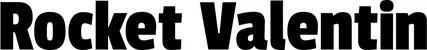 Produktbeispiel Schriftzug - Rocket Valentin