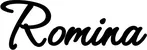 Produktbeispiel Schriftzug - Romina