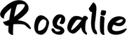 Produktbeispiel Schriftzug - Rosalie