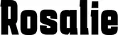 Produktbeispiel Schriftzug - Rosalie