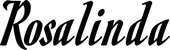 Produktbeispiel Schriftzug - Rosalinda