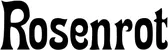 Produktbeispiel Schriftzug - Rosenrot
