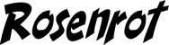 Produktbeispiel Schriftzug - Rosenrot