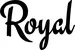 Produktbeispiel Schriftzug - Royal