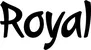 Produktbeispiel Schriftzug - Royal