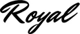 Produktbeispiel Schriftzug - Royal