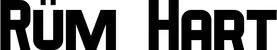 Produktbeispiel Schriftzug - Rüm Hart
