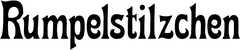 Produktbeispiel Schriftzug - Rumpelstilzchen