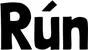 Produktbeispiel Schriftzug - Rún