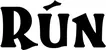 Produktbeispiel Schriftzug - Rún
