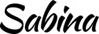 Produktbeispiel Schriftzug - Sabina