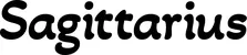 Produktbeispiel Schriftzug - Sagittarius
