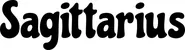Produktbeispiel Schriftzug - Sagittarius