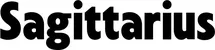 Produktbeispiel Schriftzug - Sagittarius
