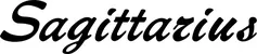 Produktbeispiel Schriftzug - Sagittarius