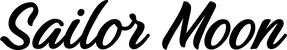 Produktbeispiel Schriftzug - Sailor Moon