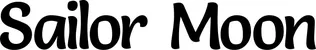 Produktbeispiel Schriftzug - Sailor Moon