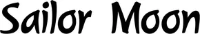 Produktbeispiel Schriftzug - Sailor Moon