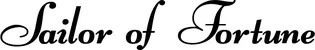 Produktbeispiel Schriftzug - Sailor of Fortune