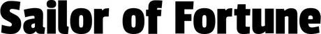 Produktbeispiel Schriftzug - Sailor of Fortune