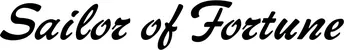 Produktbeispiel Schriftzug - Sailor of Fortune