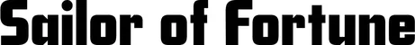 Produktbeispiel Schriftzug - Sailor of Fortune