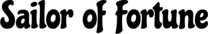 Produktbeispiel Schriftzug - Sailor of Fortune