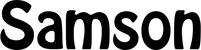 Produktbeispiel Schriftzug - Samson